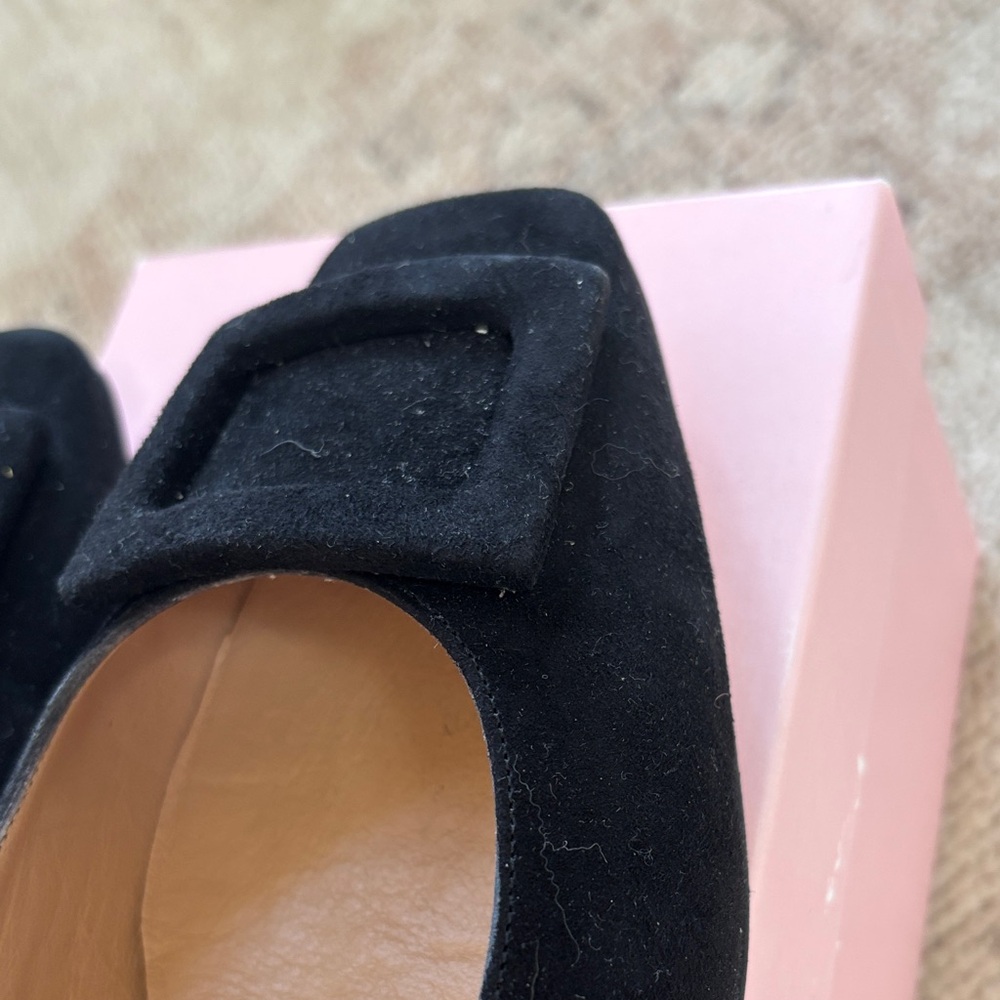 Ann Mashburn Buckle Shoe in Black Suede - Picture 10 of 15